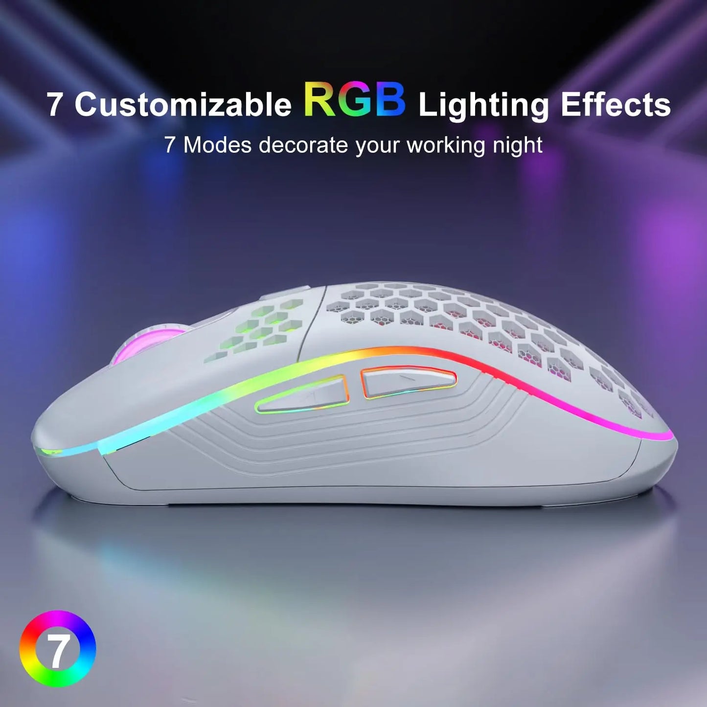 2.4G Wireless RGB Lighting Mouse