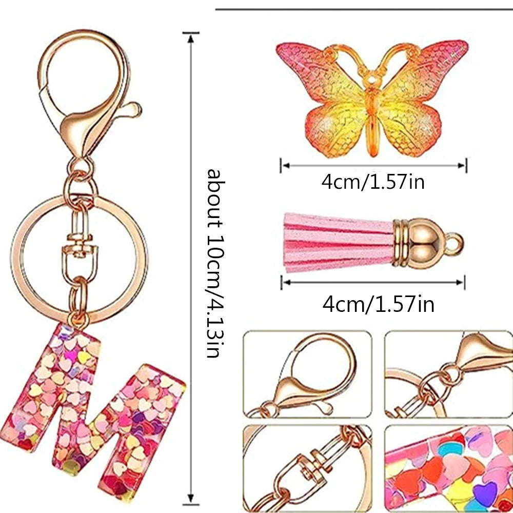 Fashion Letters Keychain