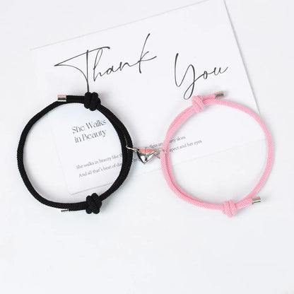 2pcs Love Magnet Couple Bracelets