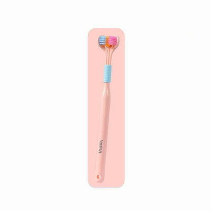 Three Sided Soft Hair Tooth Toothbrush
