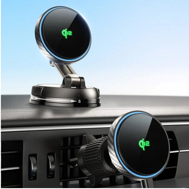 Car Mount Wireless Charger 360° Adjustment