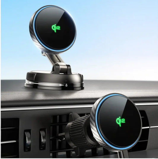 Car Mount Wireless Charger 360° Adjustment
