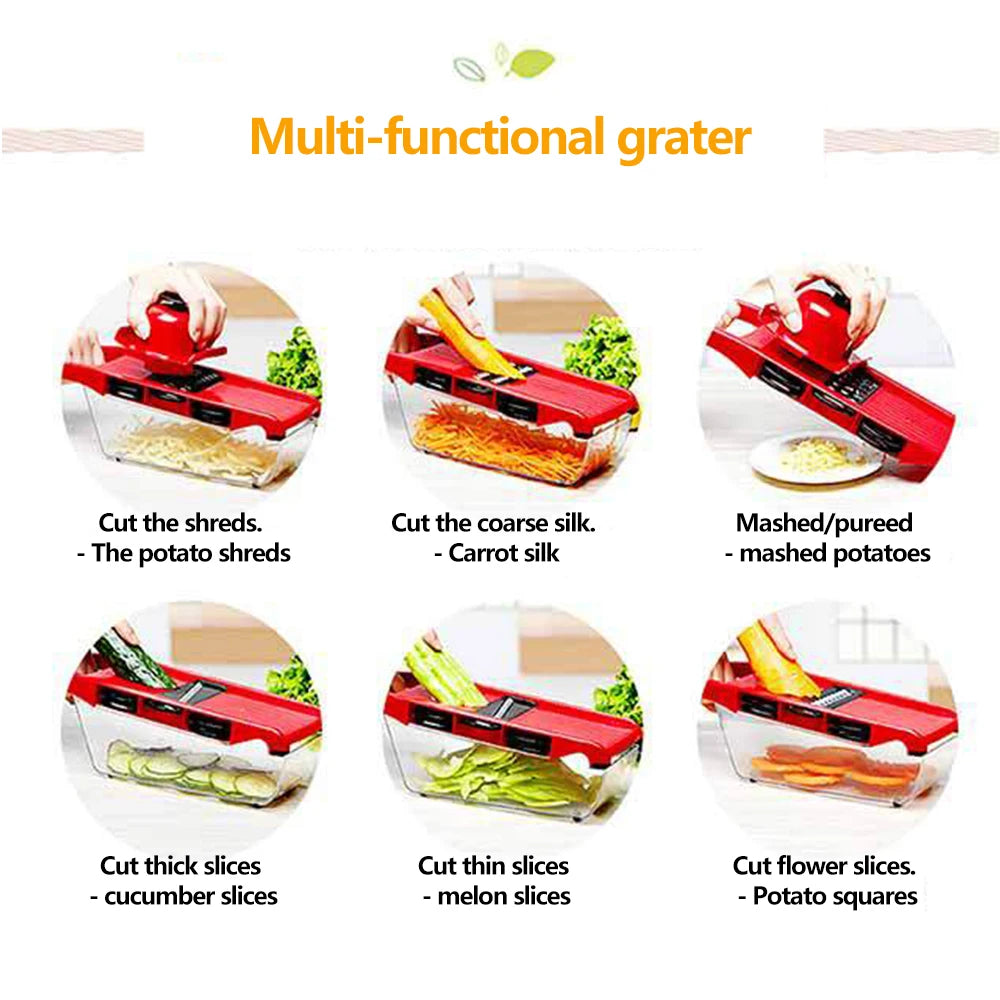 Vegetable Cutter with Steel Blade