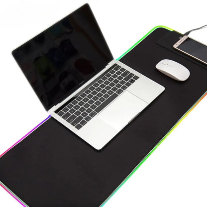 1 Pcs Large Gaming Mouse Pad Light Modes