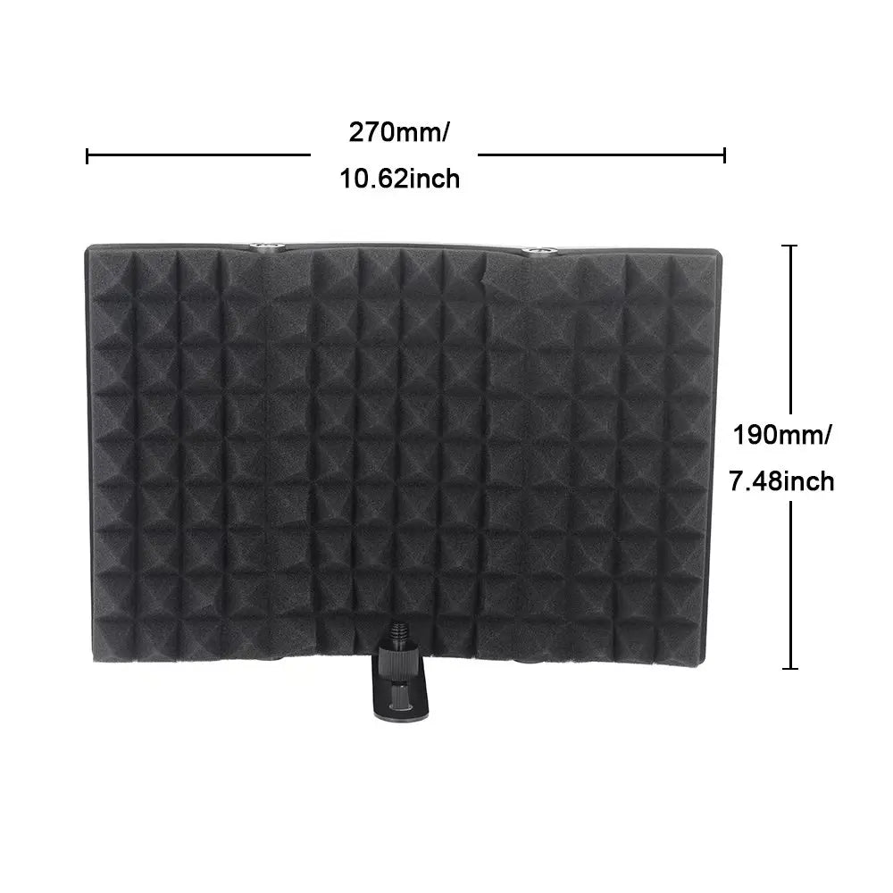 Microphone isolation hood