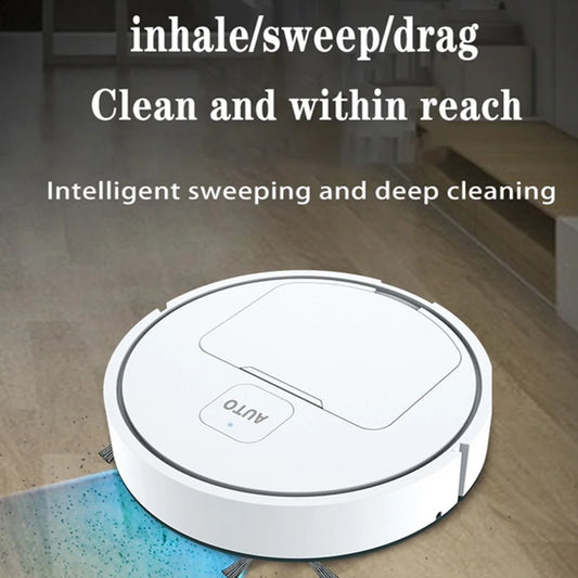 3-in-1 Robot Vacuum Cleaner USB Rechargeable