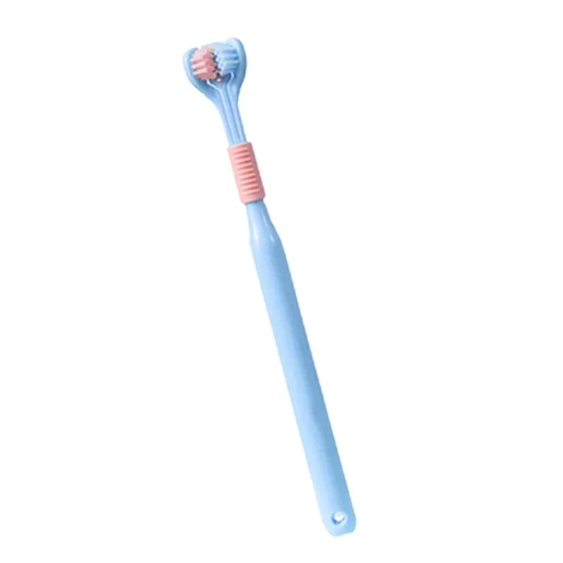 Three Sided Soft Hair Tooth Toothbrush