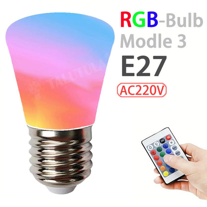 16 Colors RGB Bulb LED Multicolor