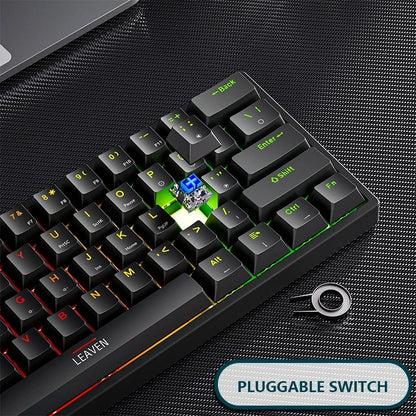 Mini clavier mécanique de jeu rétroéclairé RVB K620