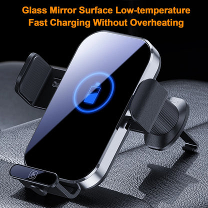 Car Mount Phone Holder Wireless Charger