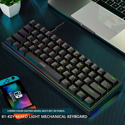 Mini clavier mécanique de jeu rétroéclairé RVB K620