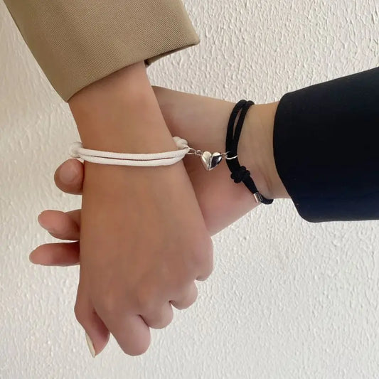 2pcs Love Magnet Couple Bracelets