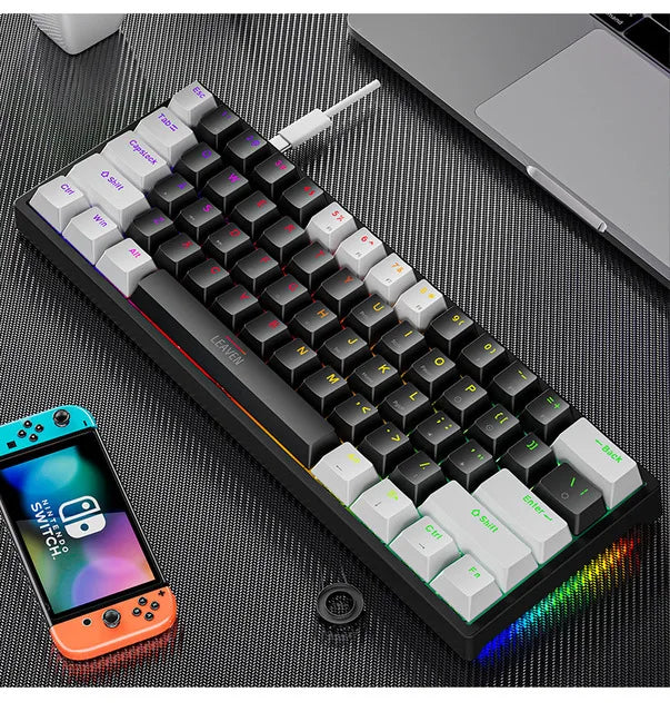 Mini clavier mécanique de jeu rétroéclairé RVB K620