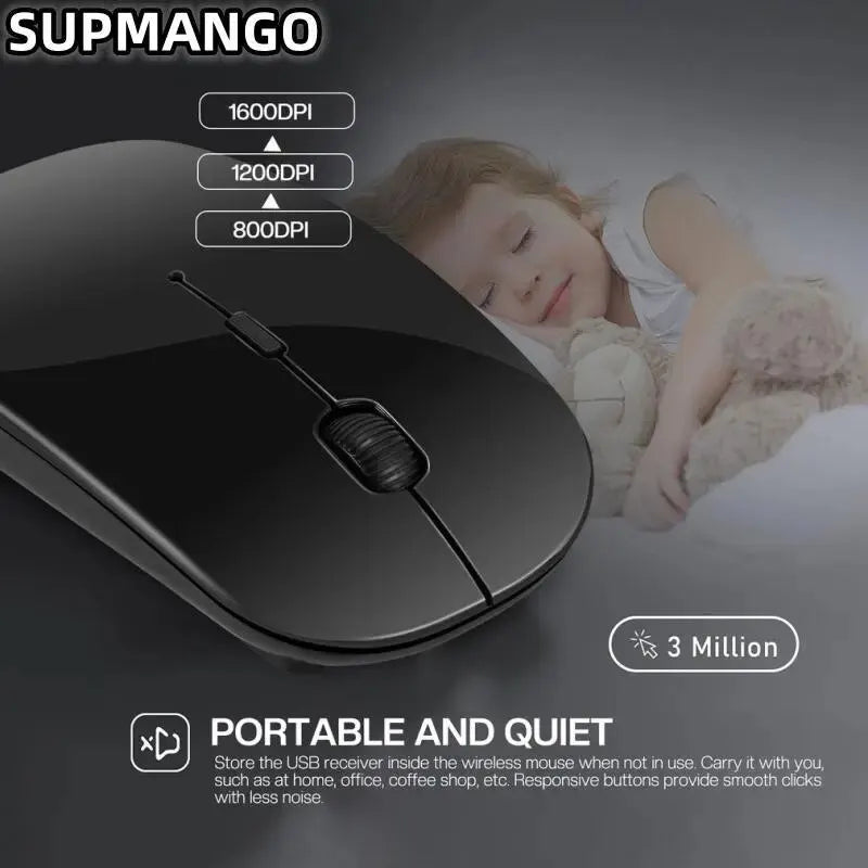 Rechargeable Wireless Gaming Mouse