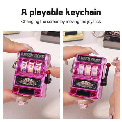 Mini Gambling Slot Machine Key Chains
